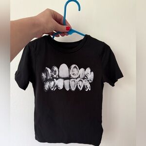 Black Graphic Kids T-Shirt